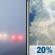 Sunday: Areas Of Fog then Isolated Showers And Thunderstorms