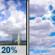 Sunday: Isolated Showers And Thunderstorms then Partly Sunny