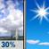 Sunday: Scattered Showers And Thunderstorms then Sunny