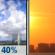 Thursday: Scattered Showers And Thunderstorms then Mostly Sunny