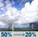 Wednesday: Scattered showers and thunderstorms before 8am, then scattered showers and thunderstorms between 8am and 9am, then isolated showers and thunderstorms. Partly sunny, with a high near 90. Heat index values as high as 101. Southwest wind 6 to 14 mph, with gusts as high as 23 mph. Chance of precipitation is 50%. New rainfall amounts between a tenth and quarter of an inch possible. Wednesday: Scattered Showers And Thunderstorms