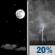Thursday Night: Mostly Clear then Slight Chance Showers And Thunderstorms