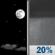 Tuesday Night: Mostly Clear then Slight Chance Rain Showers