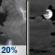 Sunday Night: Chance Showers And Thunderstorms then Mostly Cloudy