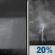 Tonight: Slight Chance Rain Showers then Slight Chance Showers And Thunderstorms