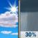 Saturday: Mostly Sunny then Chance Rain Showers
