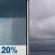 Today: Isolated Rain Showers then Cloudy