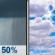 Wednesday: Chance Rain Showers then Mostly Cloudy