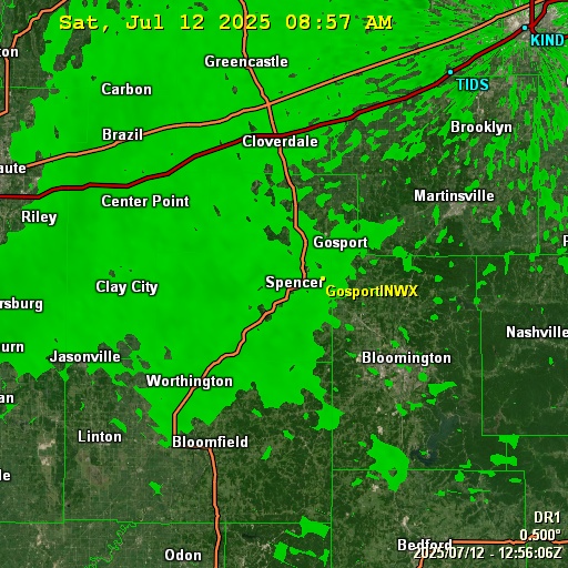 GRLevel3 radar from NWS station KIND