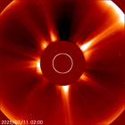 Latest LASCO C2 image of the Sun