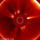 Latest LASCO C2 image of the Sun