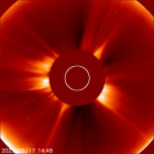 Latest LASCO C2 image of the Sun
