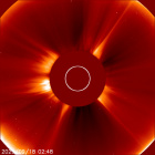 Latest LASCO C2 image of the Sun