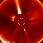 Latest LASCO C2 image of the Sun