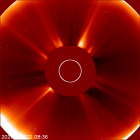 Latest LASCO C2 image of the Sun