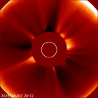 Latest LASCO C2 image of the Sun