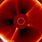 Latest LASCO C2 image of the Sun
