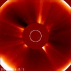 Latest LASCO C2 image of the Sun