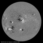 Latest SDO/HMI Magnetogram image of the Sun