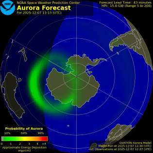Current Southern hemispheric power input map