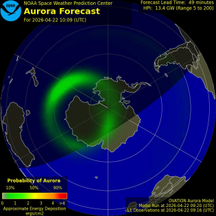 Current Southern hemispheric power input map