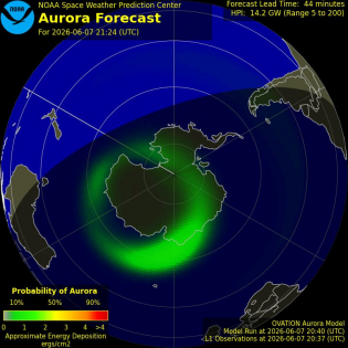 Current Southern hemispheric power input map