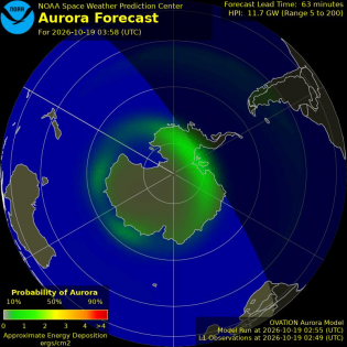Current Southern hemispheric power input map