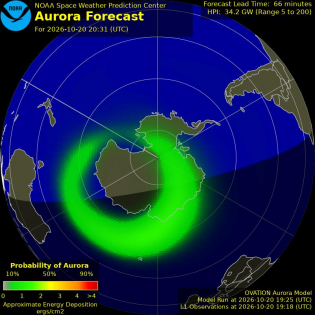 Current Southern hemispheric power input map