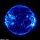Click for time-lapse image of the sun