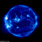 Click for time-lapse image of the sun