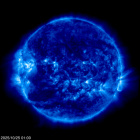 Click for time-lapse image of the sun