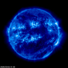 Click for time-lapse image of the sun